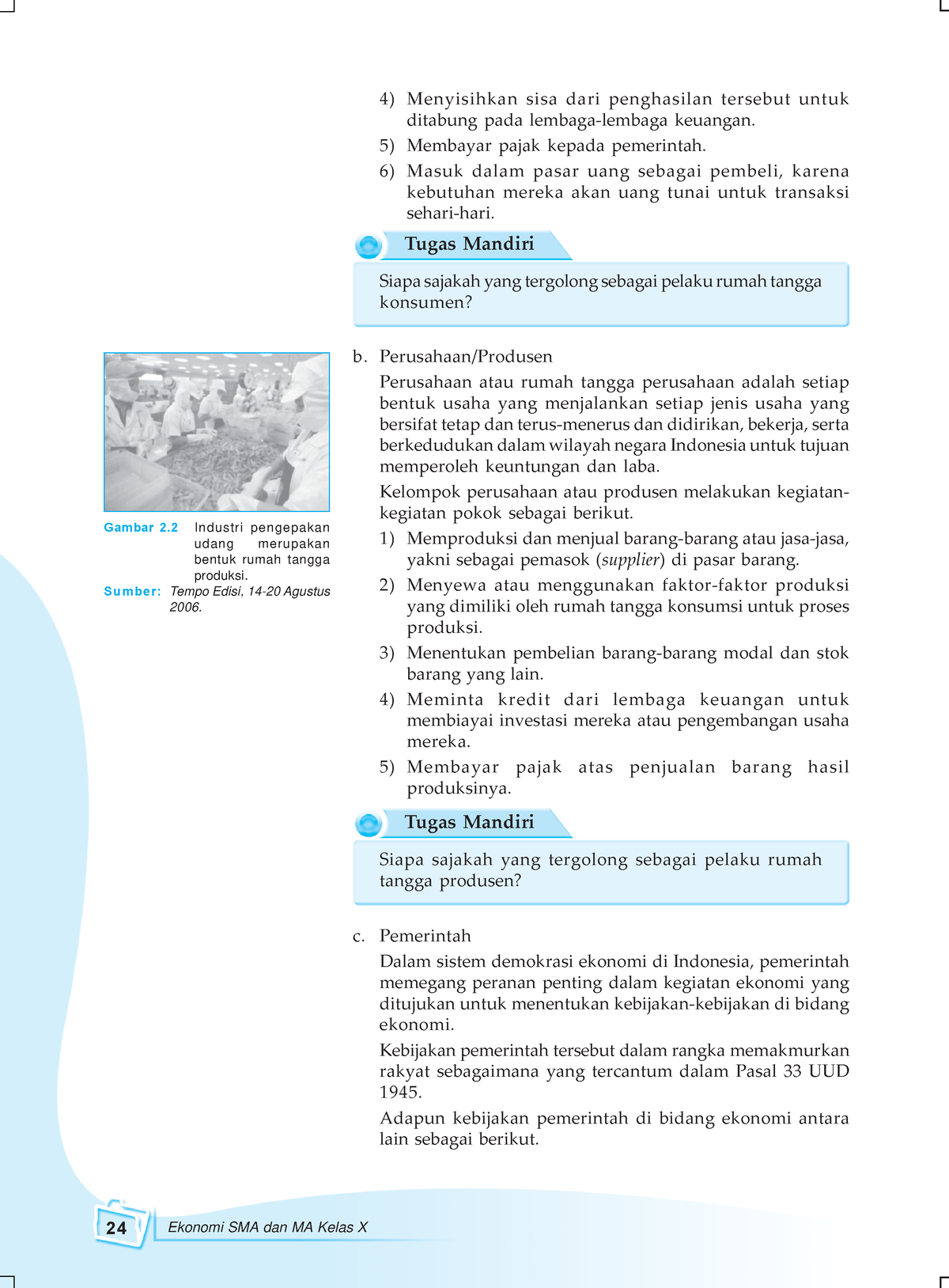 FIle Ekonomi-7 - Ekonomi - 24 Ekonomi SMA Dan MA Kelas X B. Perusahaan ...