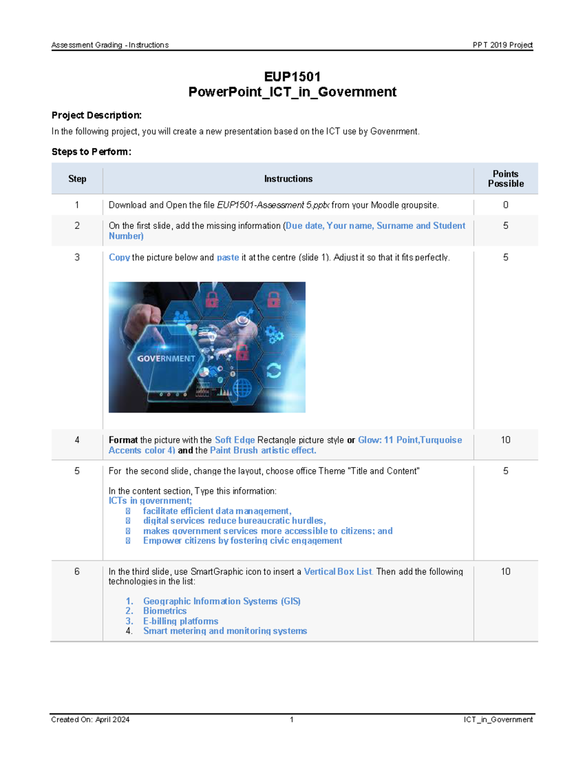 Eup1501 Assessment 5 Just Some Tutorials And Some Assistance If
