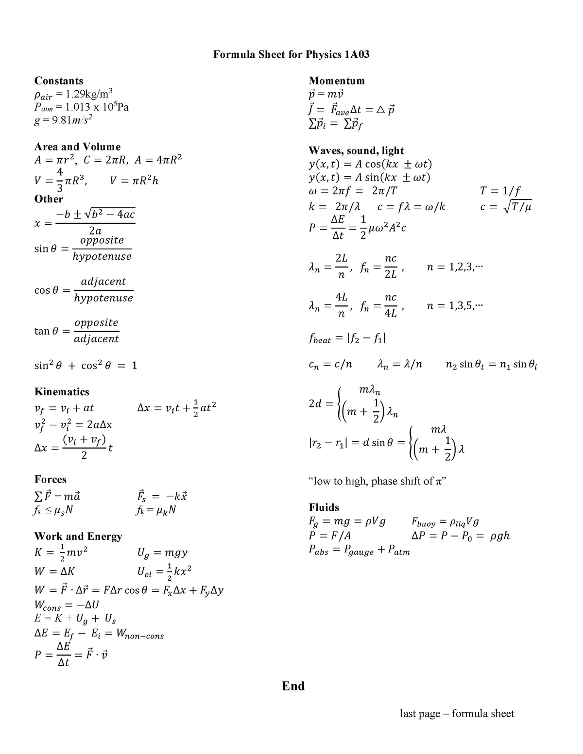formula-sheet-for-physics-last-page-formula-sheet-formula-sheet-for-physics-1a-constants