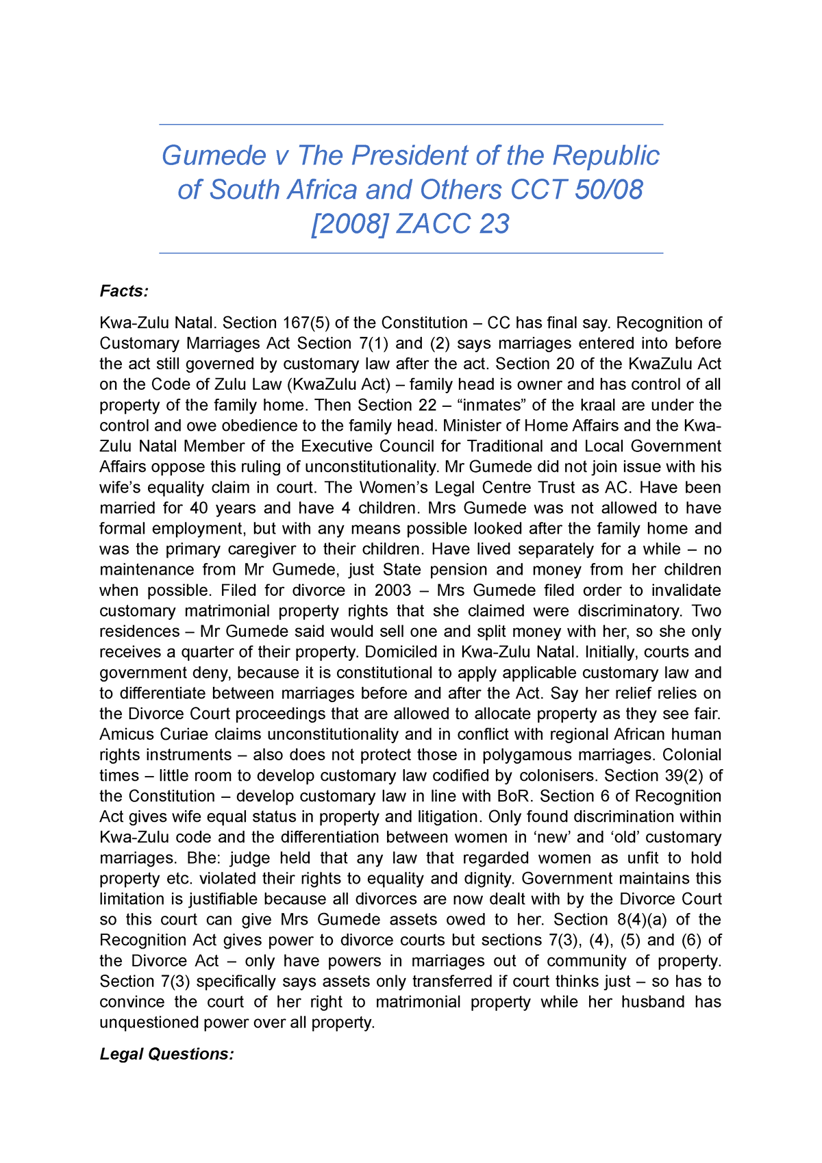 essay about if i was the president of south africa