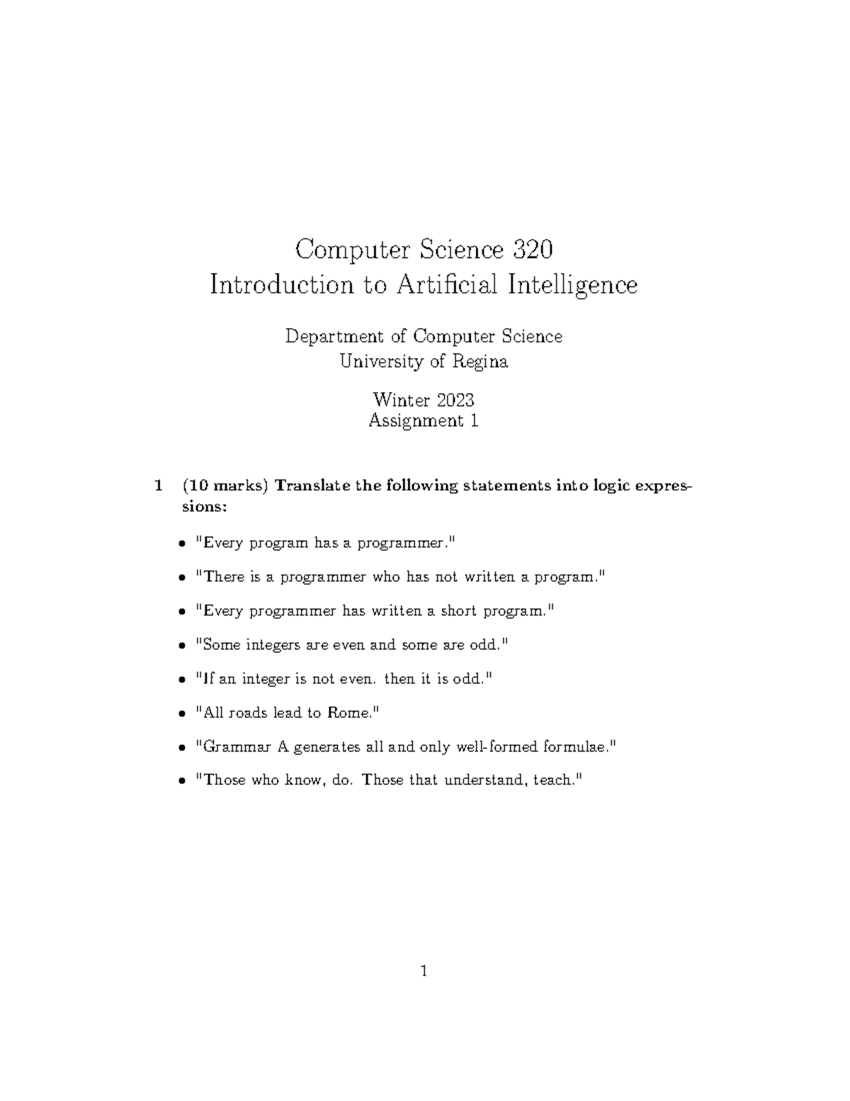 introduction to artificial intelligence peer graded assignment