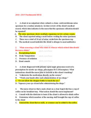 All concepts Elsevier practice questions - 1210 EAQ #12 All Concepts A ...