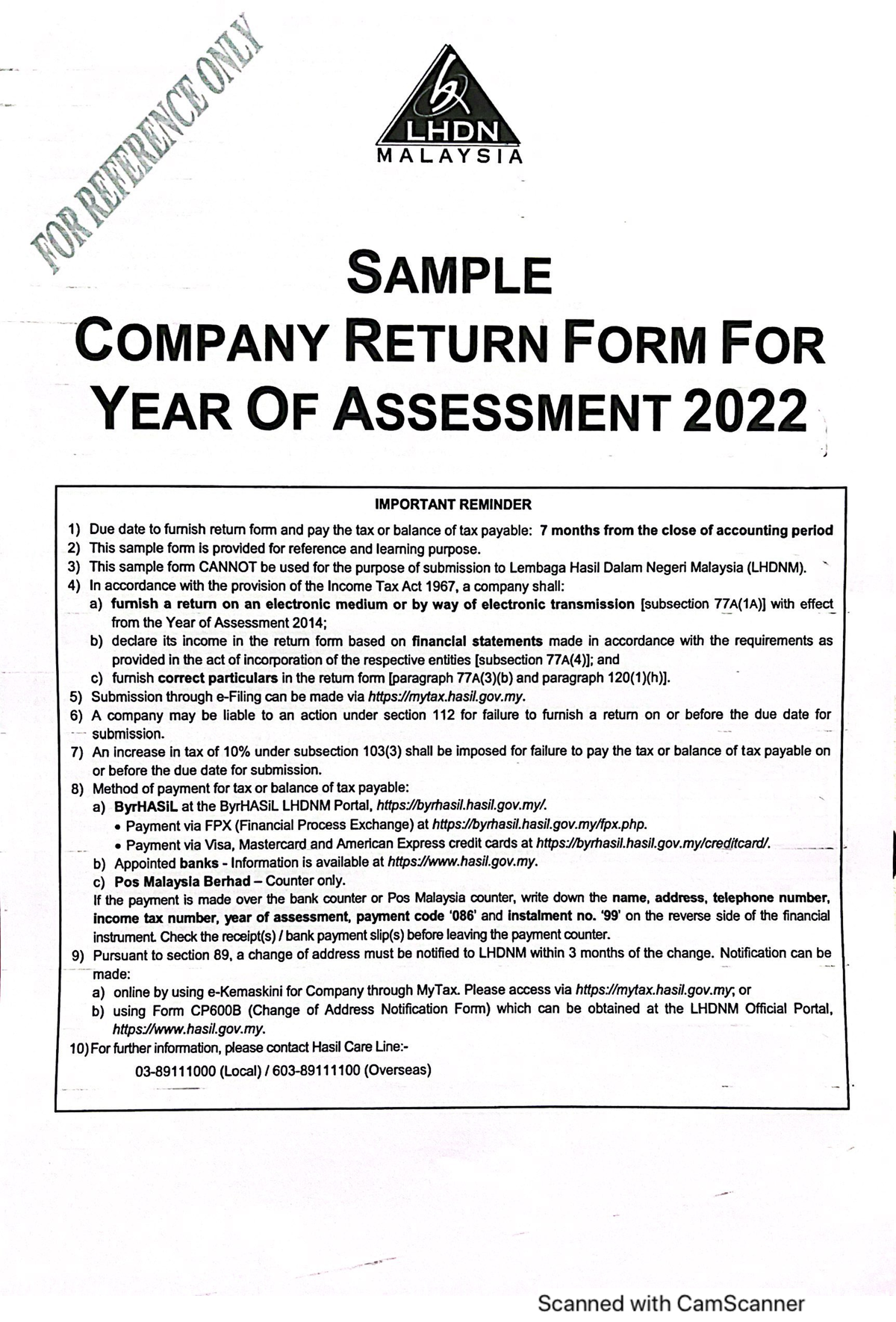 Form C Tax517 ASIGNMENT Taxation Studocu