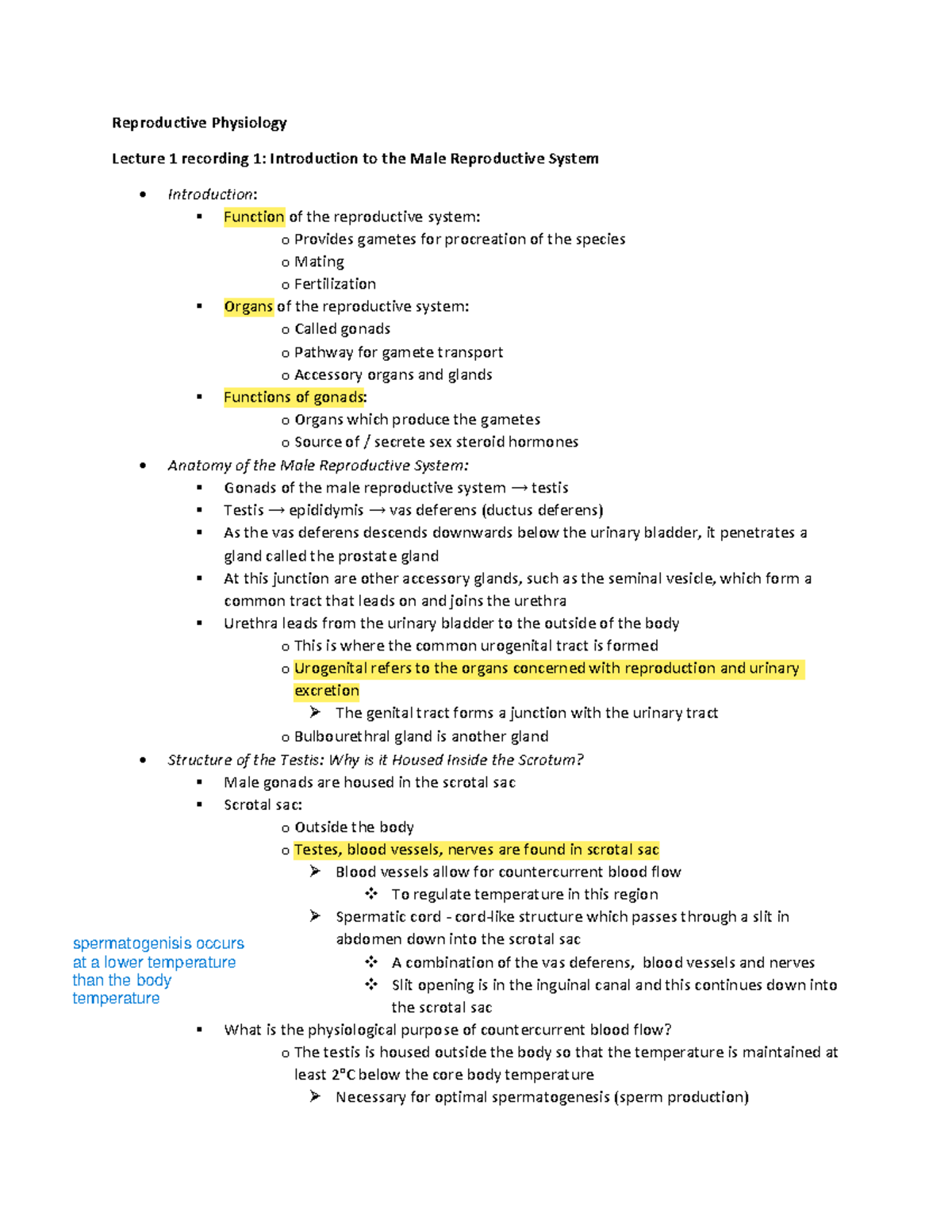 Reproductive Physiology_very detailed lecture note - Reproductive ...