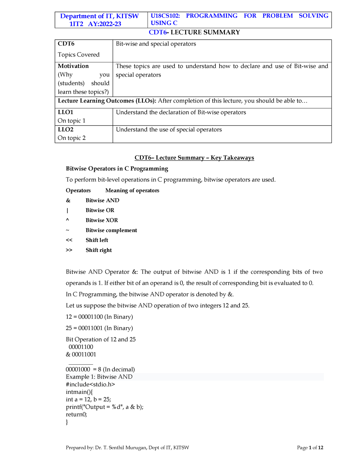 cdt-6-important-topic-in-c-language-part-6-department-of-it-kitsw