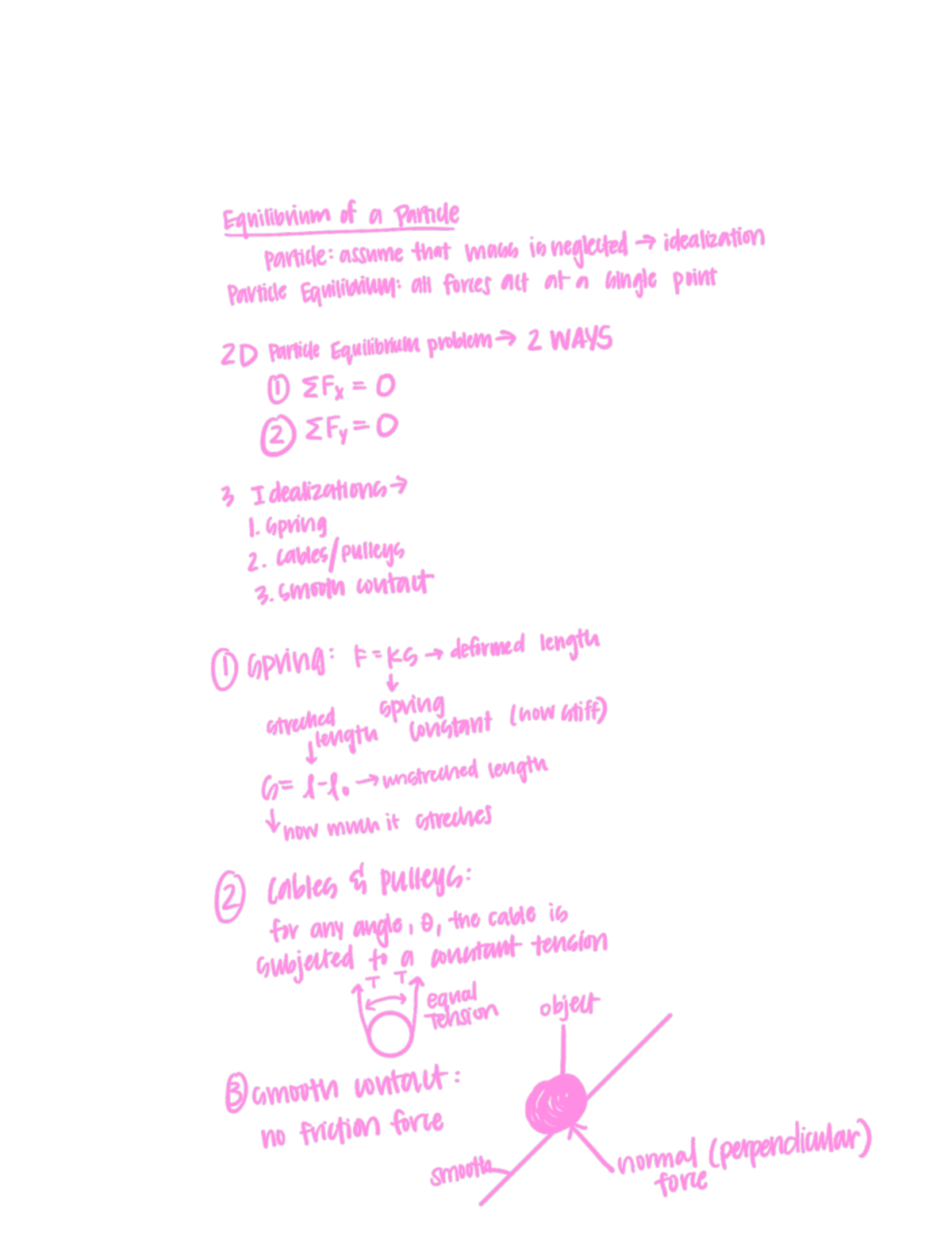 Chapter+3+In+Class+Problems - Equilibrium of a Particle particle ...