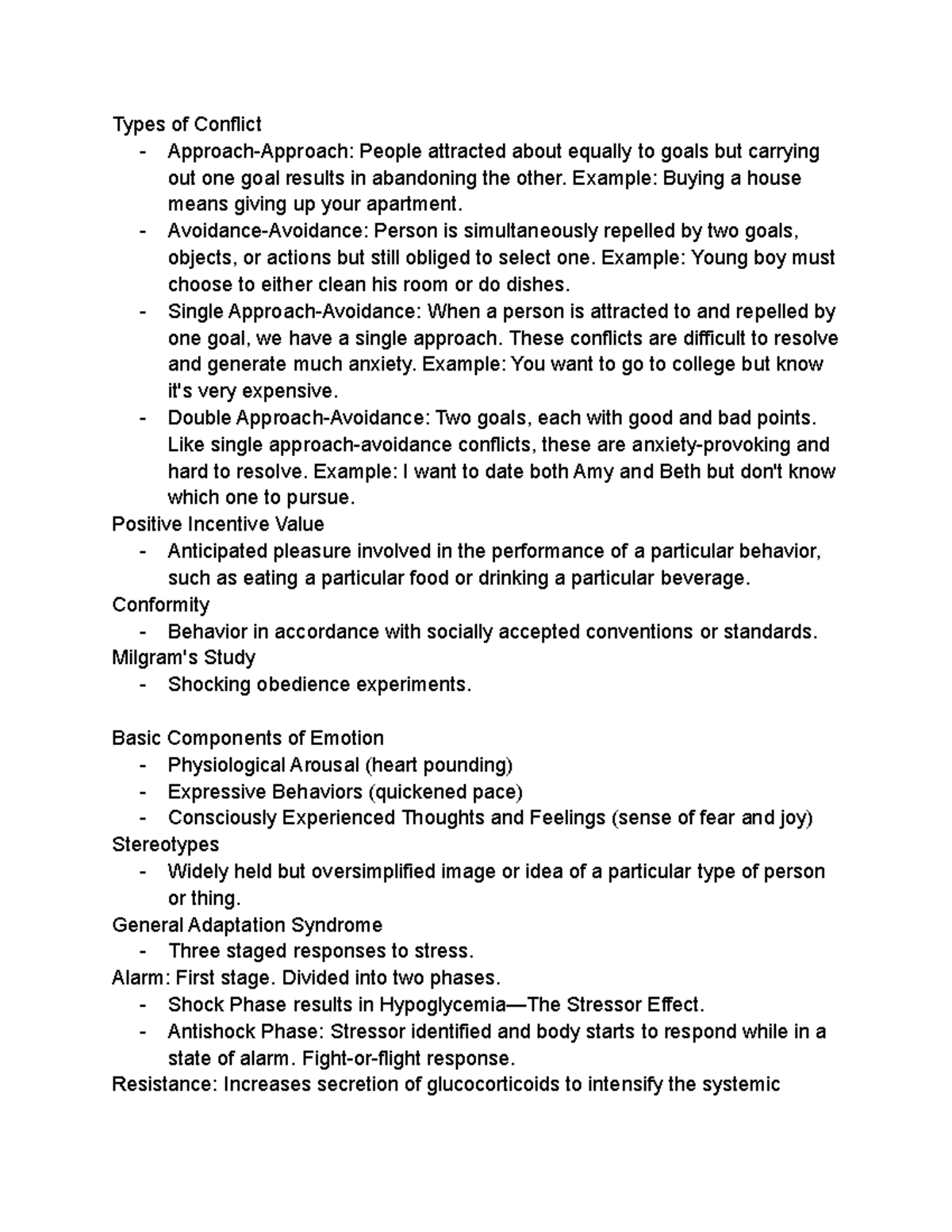 Aaaaa psychology 174 - Notes and definitions taken directly from ...