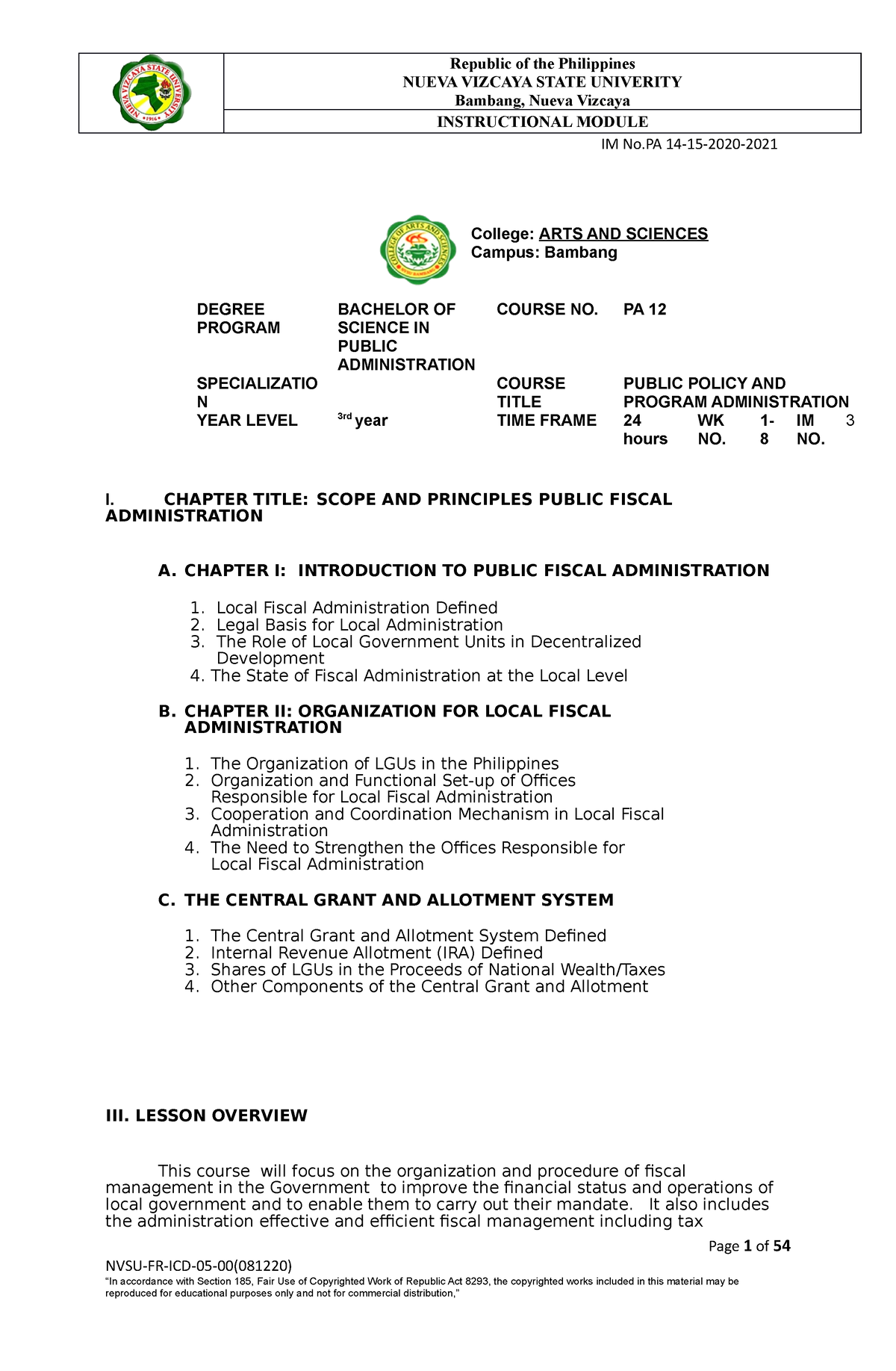 module-public-fiscal-instructural-materials-nueva-vizcaya-state