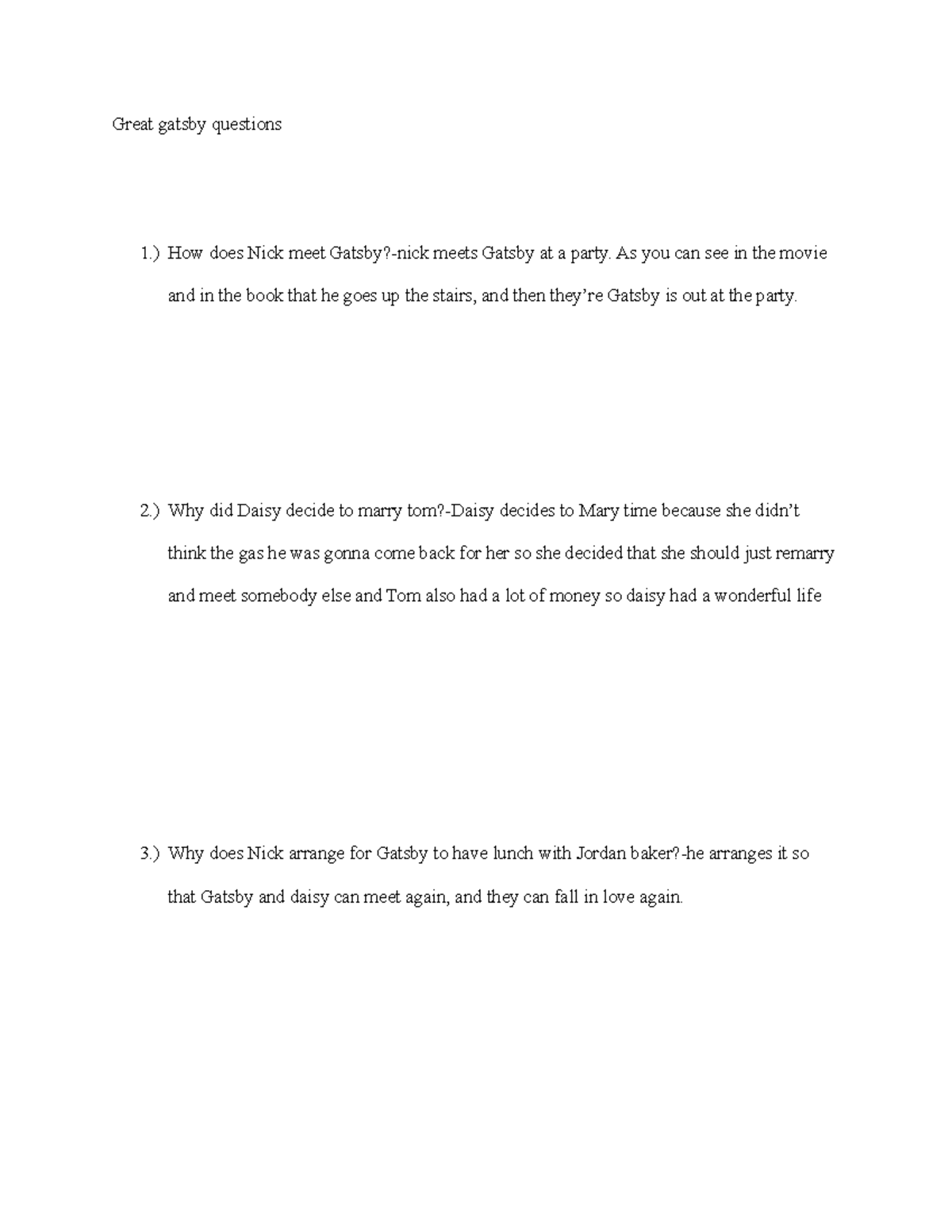 Iut These Were Some Questions To Get A Deeper Understanding Great