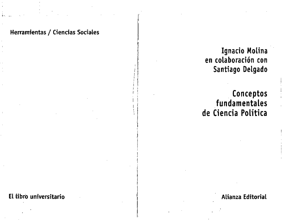 Conceptos fundamentales de Ciencia Política - Herramientas / Ciencias