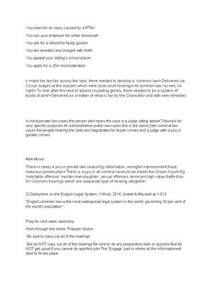 Common law student guide (LG1) - COMMON LAW METHOD AND ETHICS LARGE ...