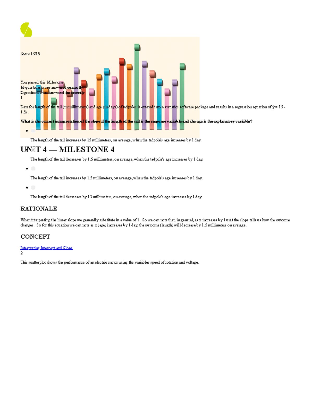 Milestone 4 - general statistics - UNIT 4 — MILESTONE 4 Score 16/ You ...