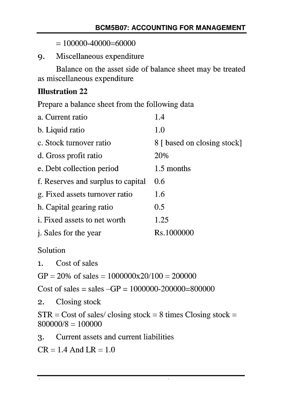 B Com-Accounting For Management(module 2(part 5)) - Management ...