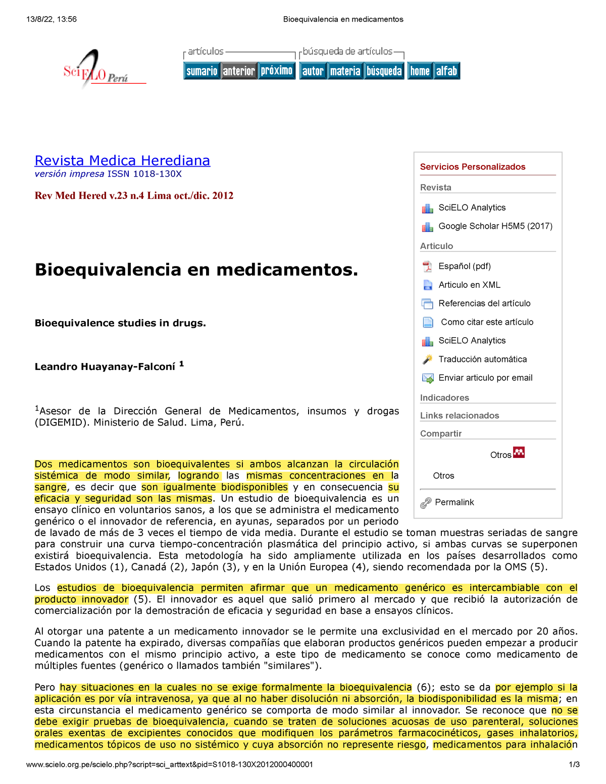 Bioequivalencia En Medicamentos - 13/8/22, 13:56 Bioequivalencia En ...