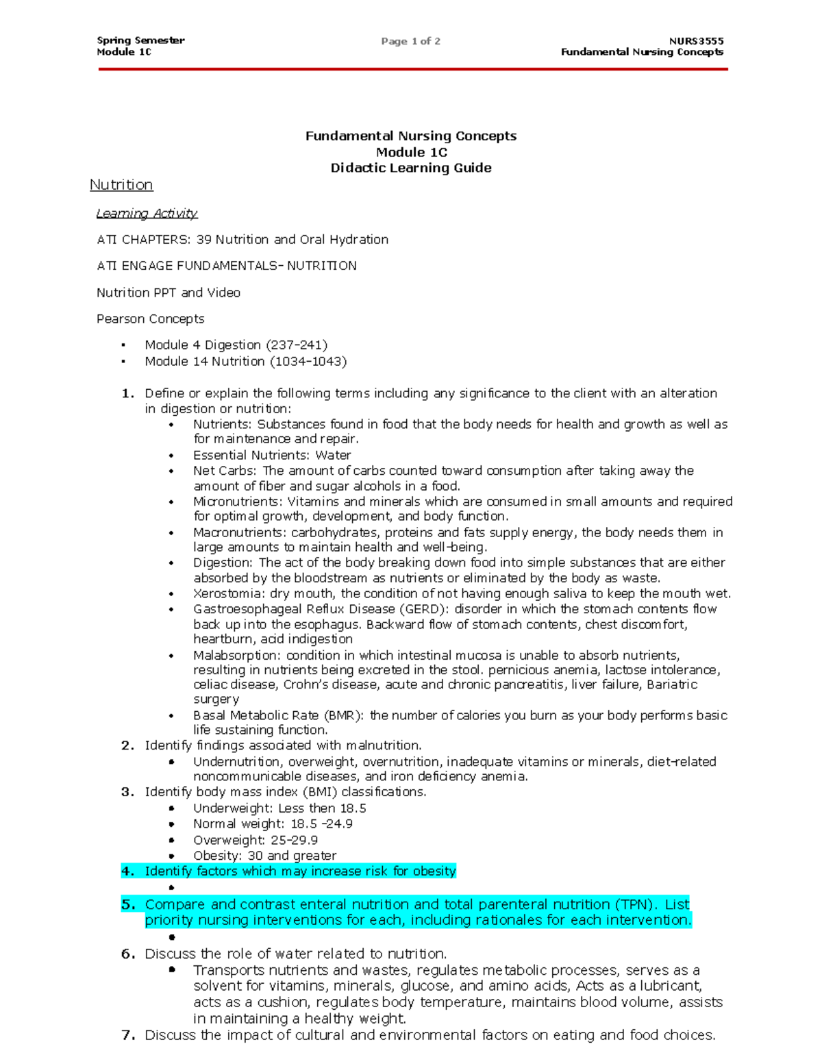 Fundamentals Module C Didactic 1 4 With Blueprint Module 1c