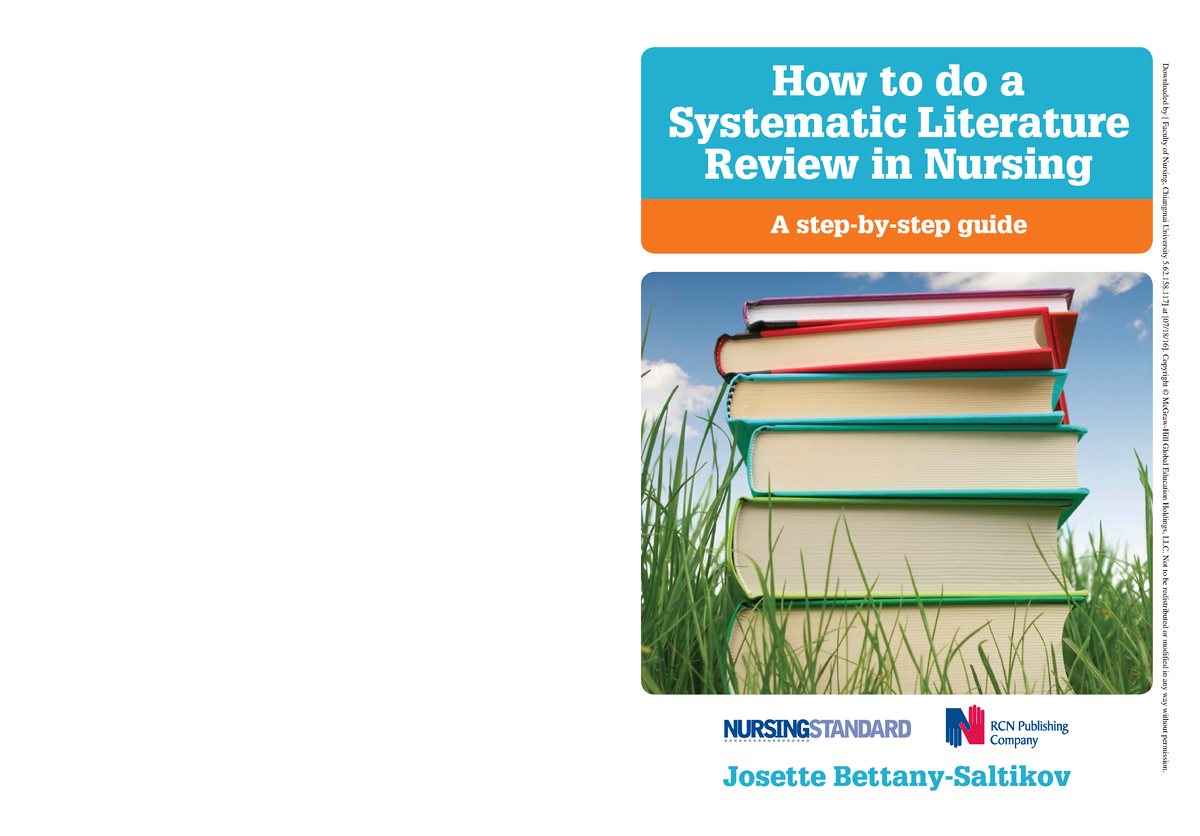 how to do a systematic literature review in nursing a step by step guide pdf
