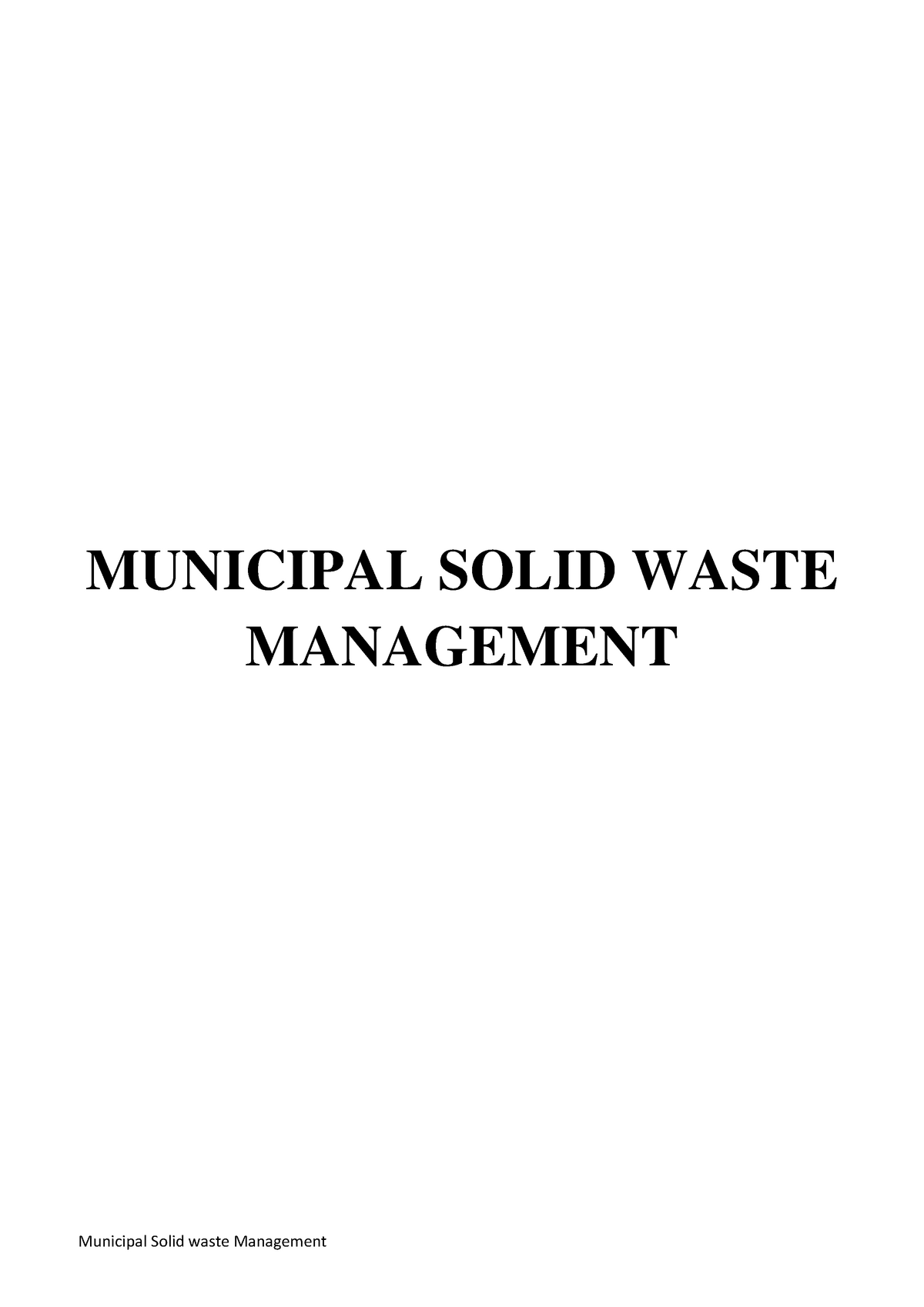 5 6307803766515040378 - MUNICIPAL SOLID WASTE MANAGEMENT Module 1 Waste ...