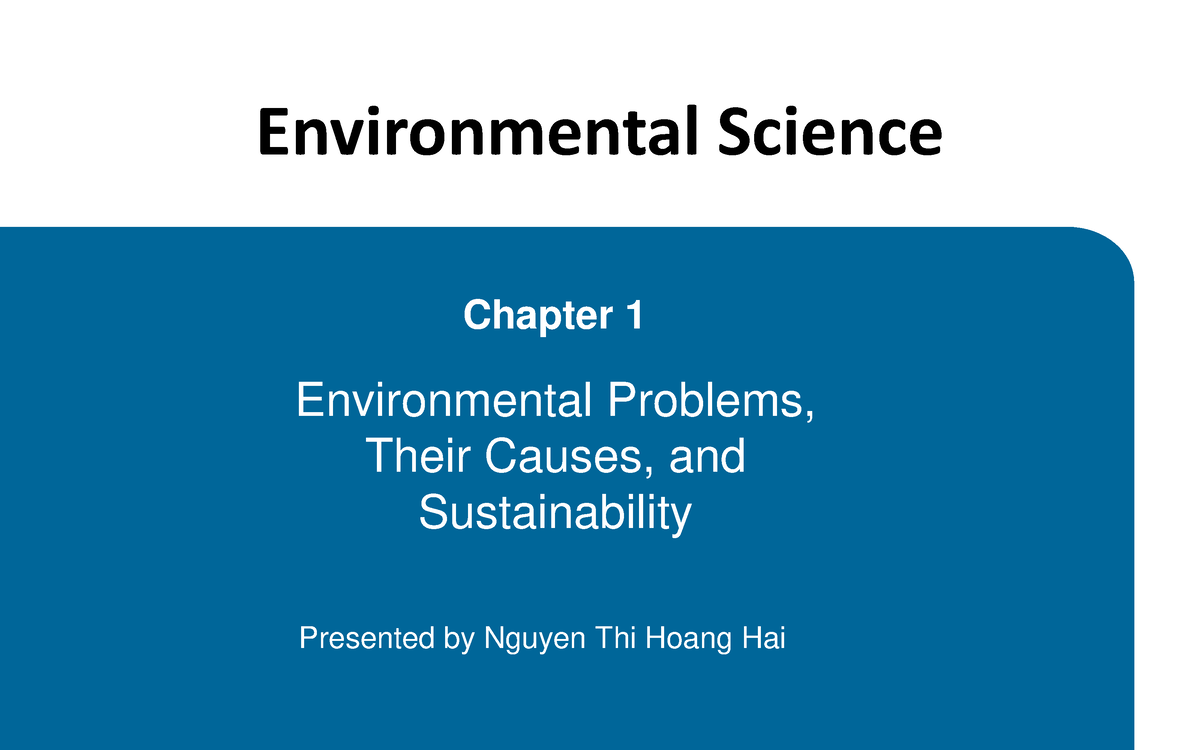 environmental science chapter 1 critical thinking answers