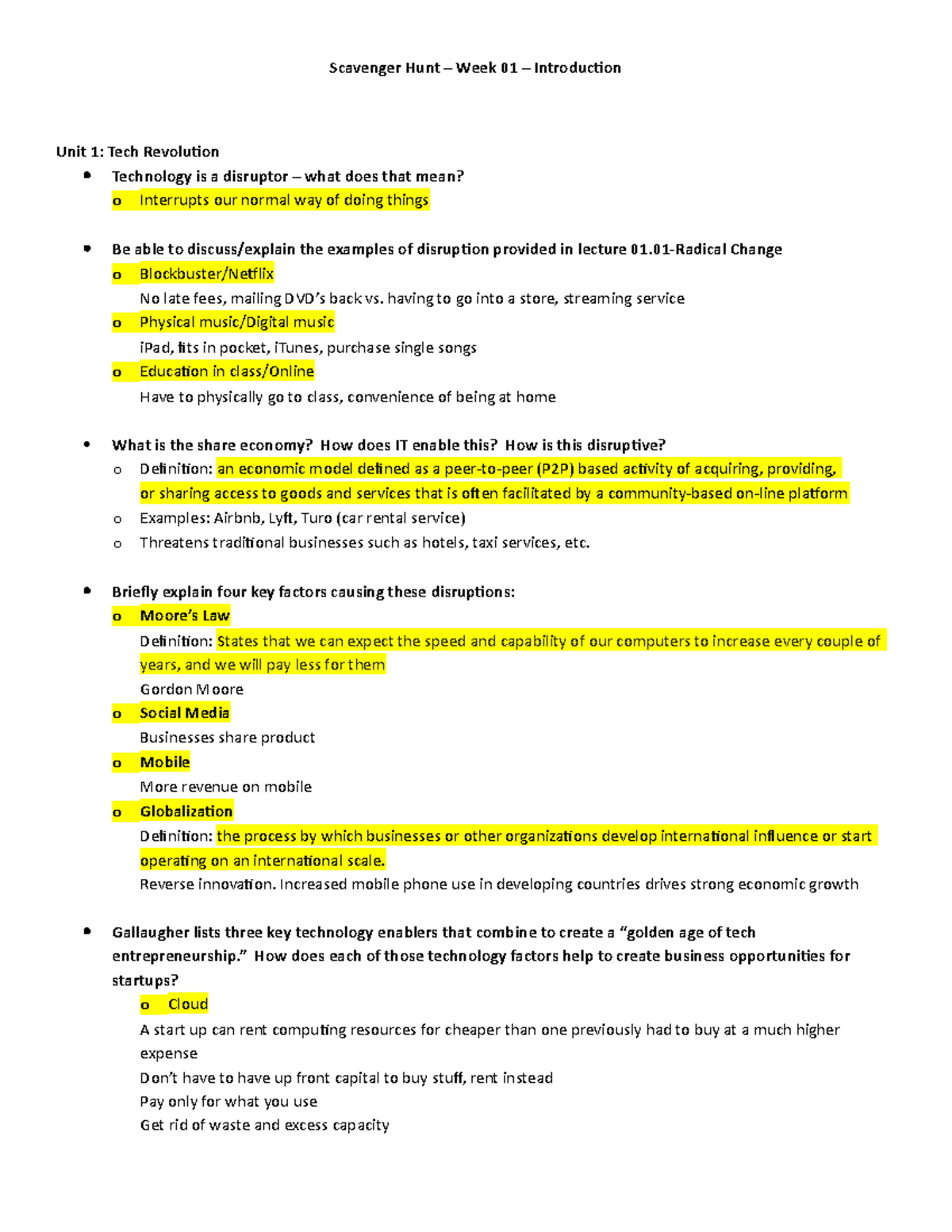 SH 1 - Notes - Scavenger Hunt – Week 01 – Introduction Unit 1: Tech ...