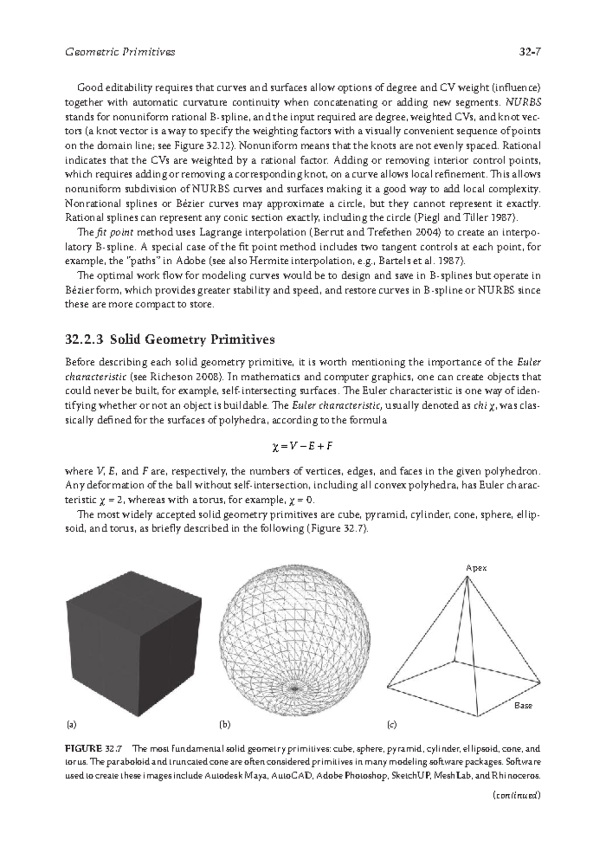 Computing handbook cse (39) - Geometric Primitives 32- 7 Good ...