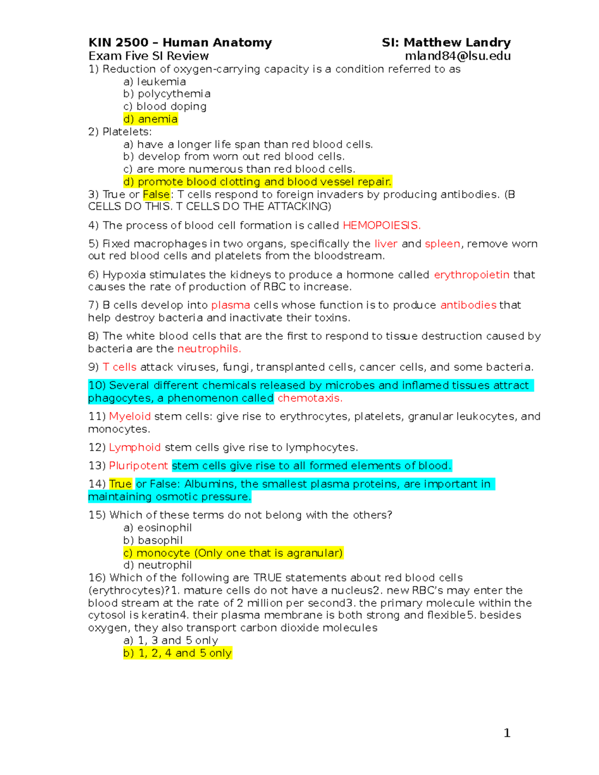 5 Review (answers) - Hargroder - Exam Five SI Review Mland84@lsu ...