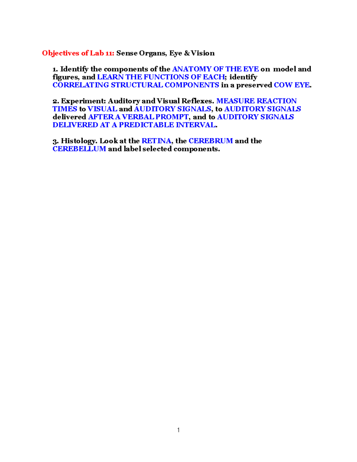 BIO233. Lab 11 In-Class Handout Fall 2023 - Objectives of Lab 11: Sense ...