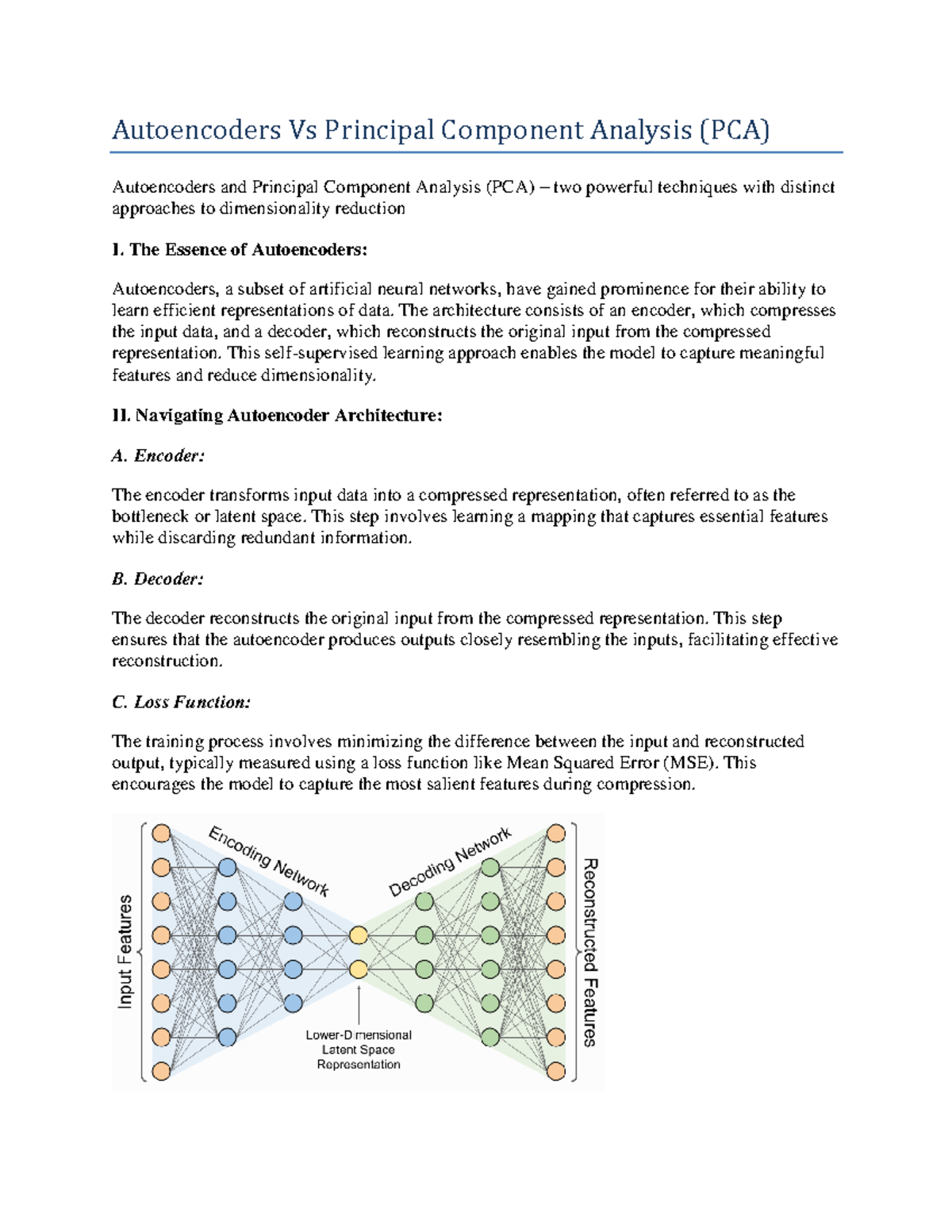 03.12 Autoencoders Vs Principal Component Analysis - The Essence of ...