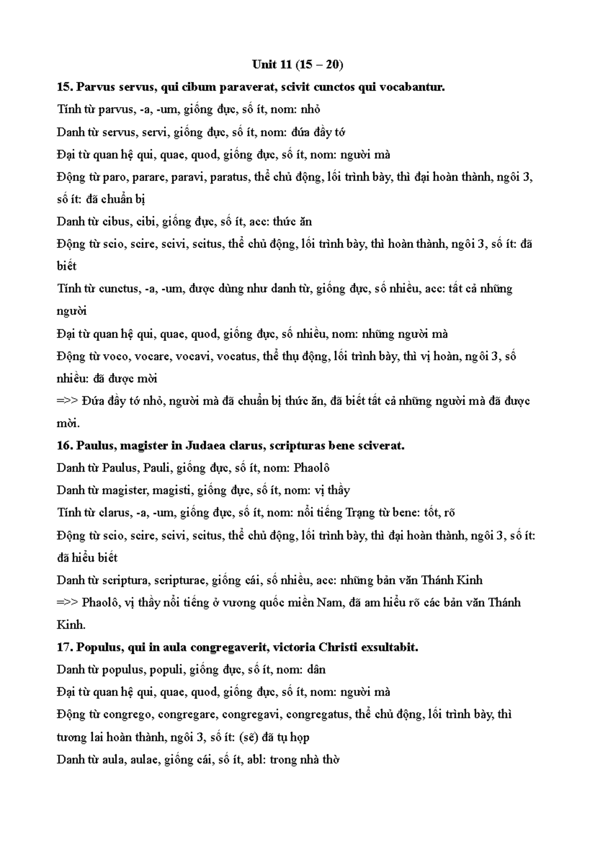 FILE 20230130 145300 latin 1020 Unit 11 (15 20) 15. Parvus servus