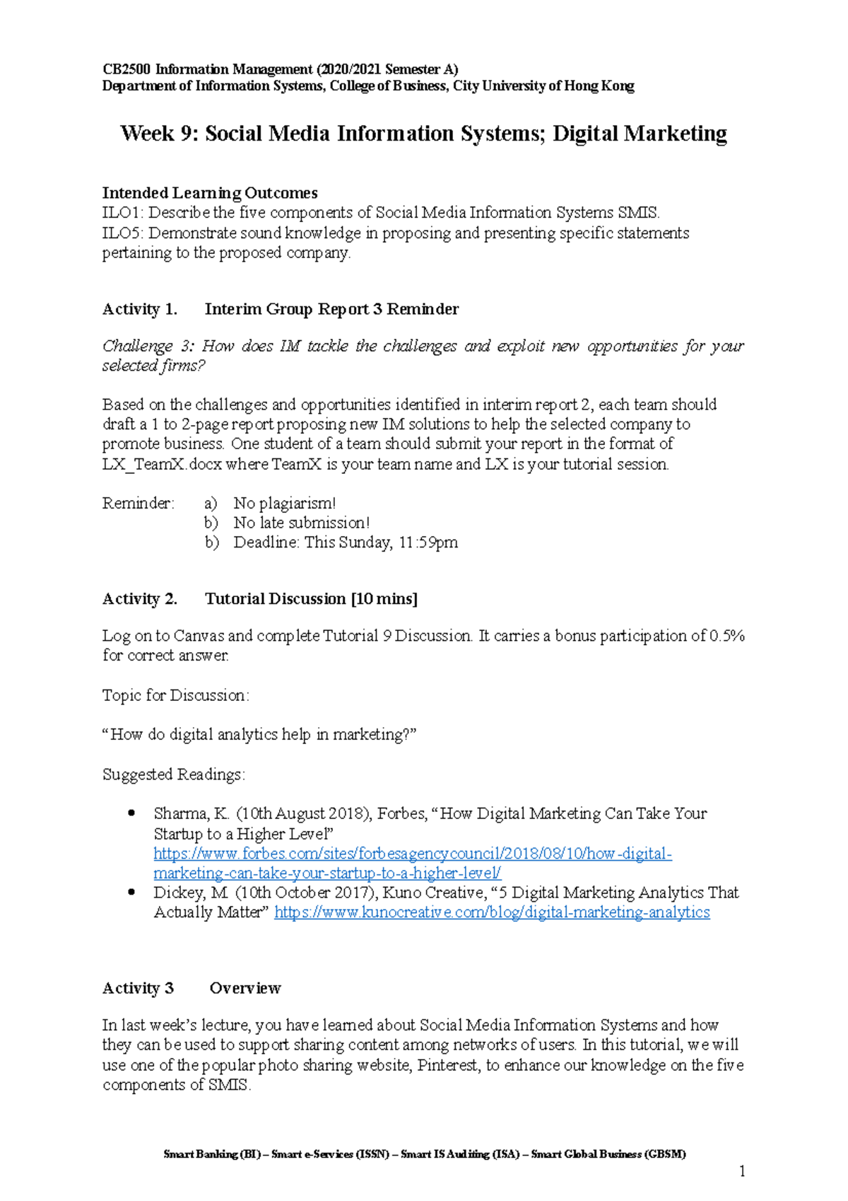 CB2500 - Tutorial Week09 - CB2500 Information Management (2020/2021 ...