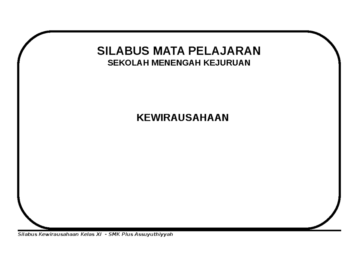 321542 - Rpp Pkk - SILABUS MATA PELAJARAN SEKOLAH MENENGAH KEJURUAN ...