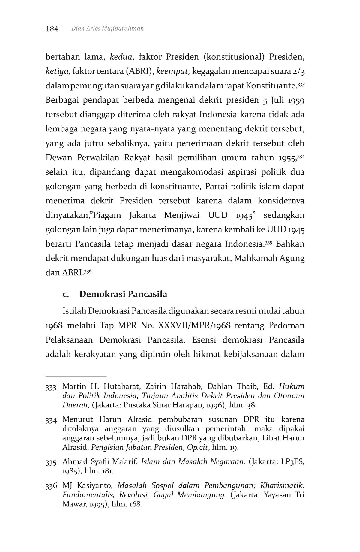 Pengantar Hukum Tata Negara 192 - 184 Dian Aries Mujiburohman Bertahan ...