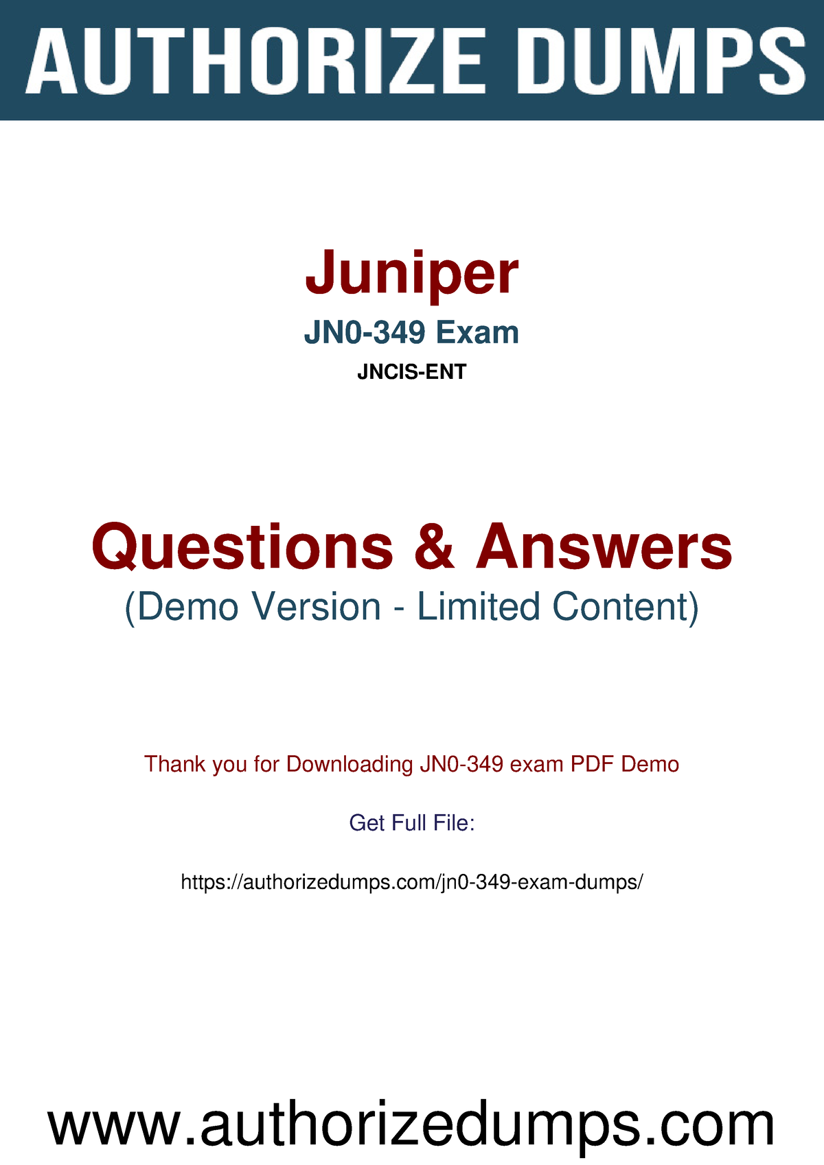 JN0-349 PDF Testsoftware