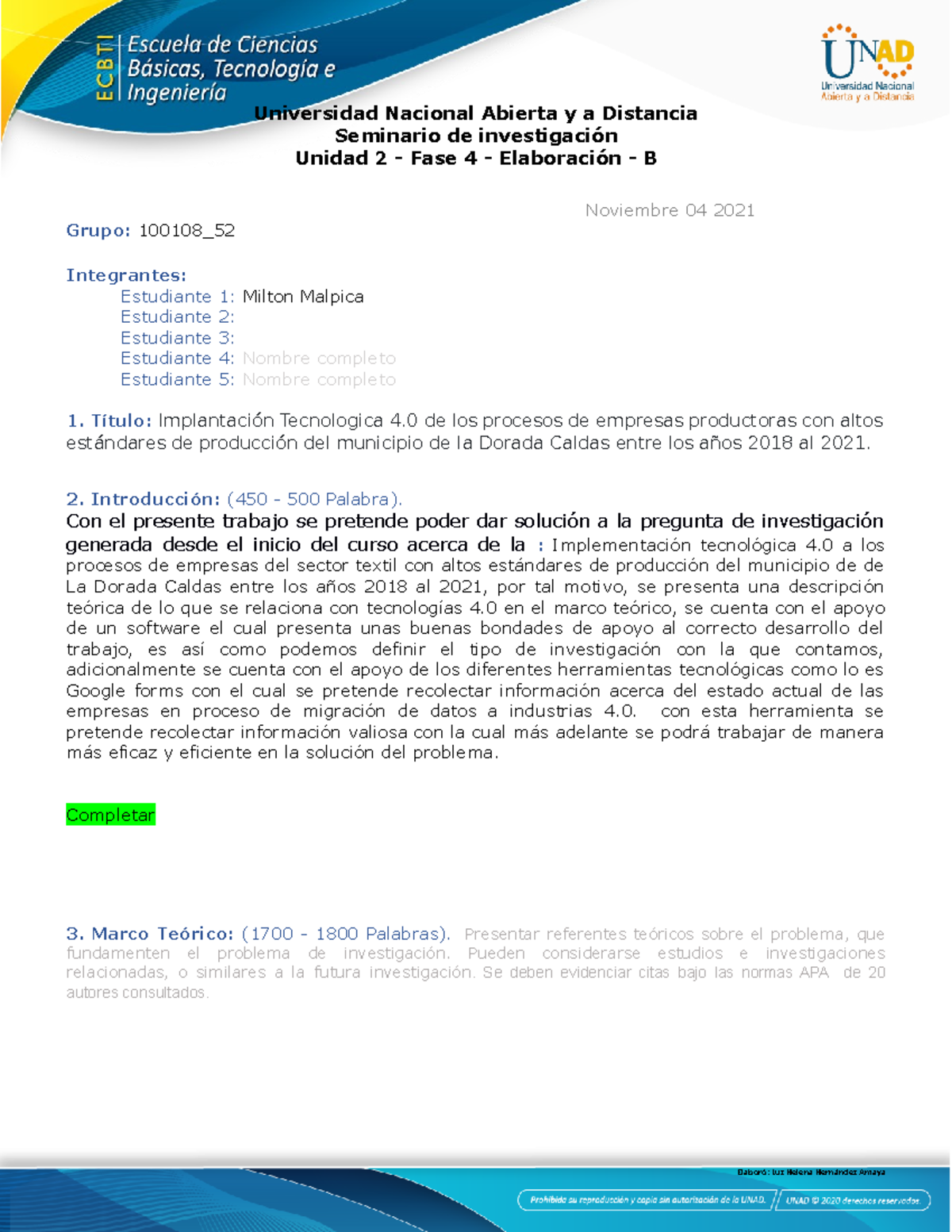 Anexo B. Fase 4 - Elaboración - B-52 - Seminario De Investigación ...