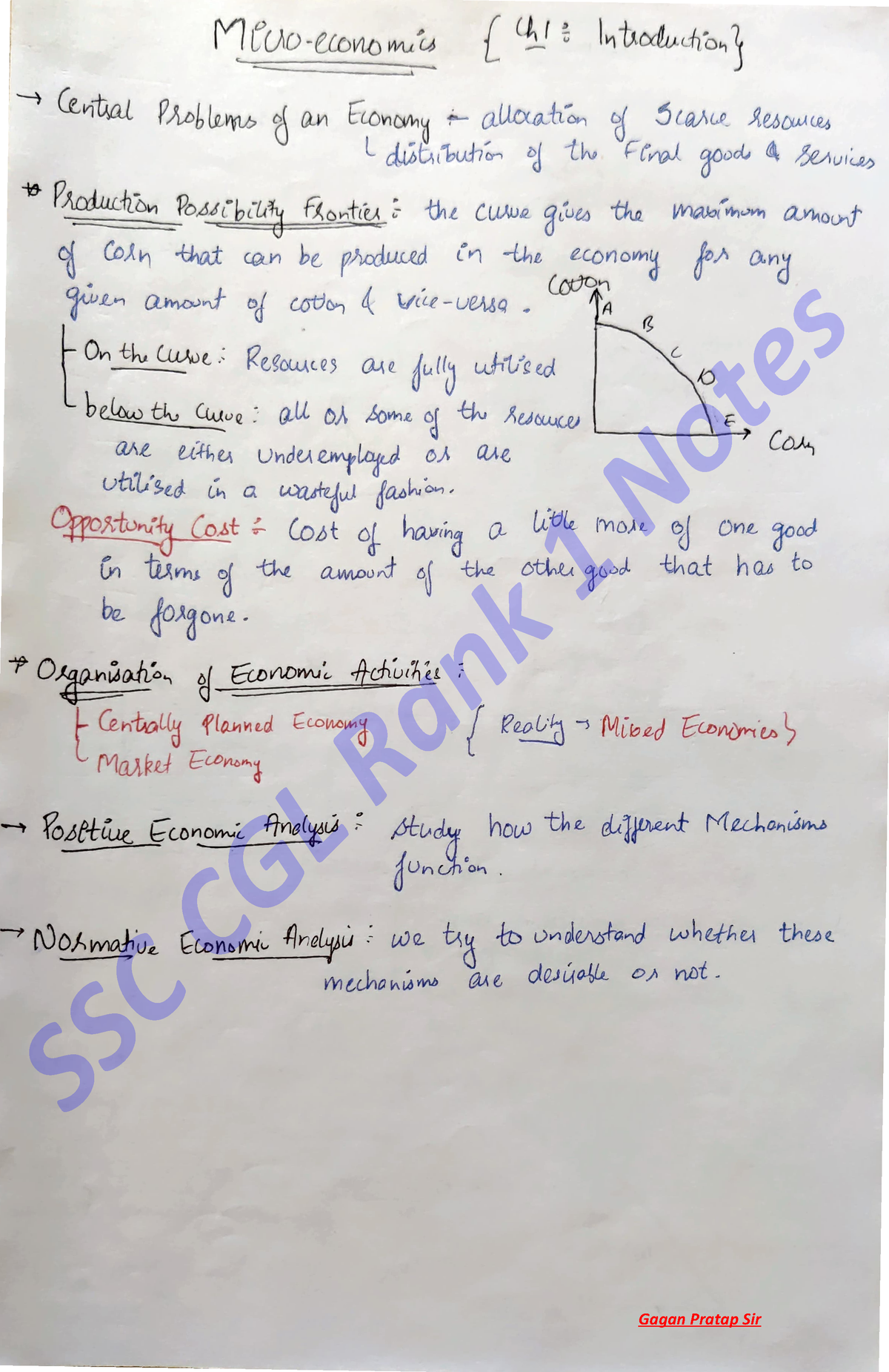 Complete Economics SSC CGL Rank1 Notes - B.A. Economics (Hons.) - Delhi ...