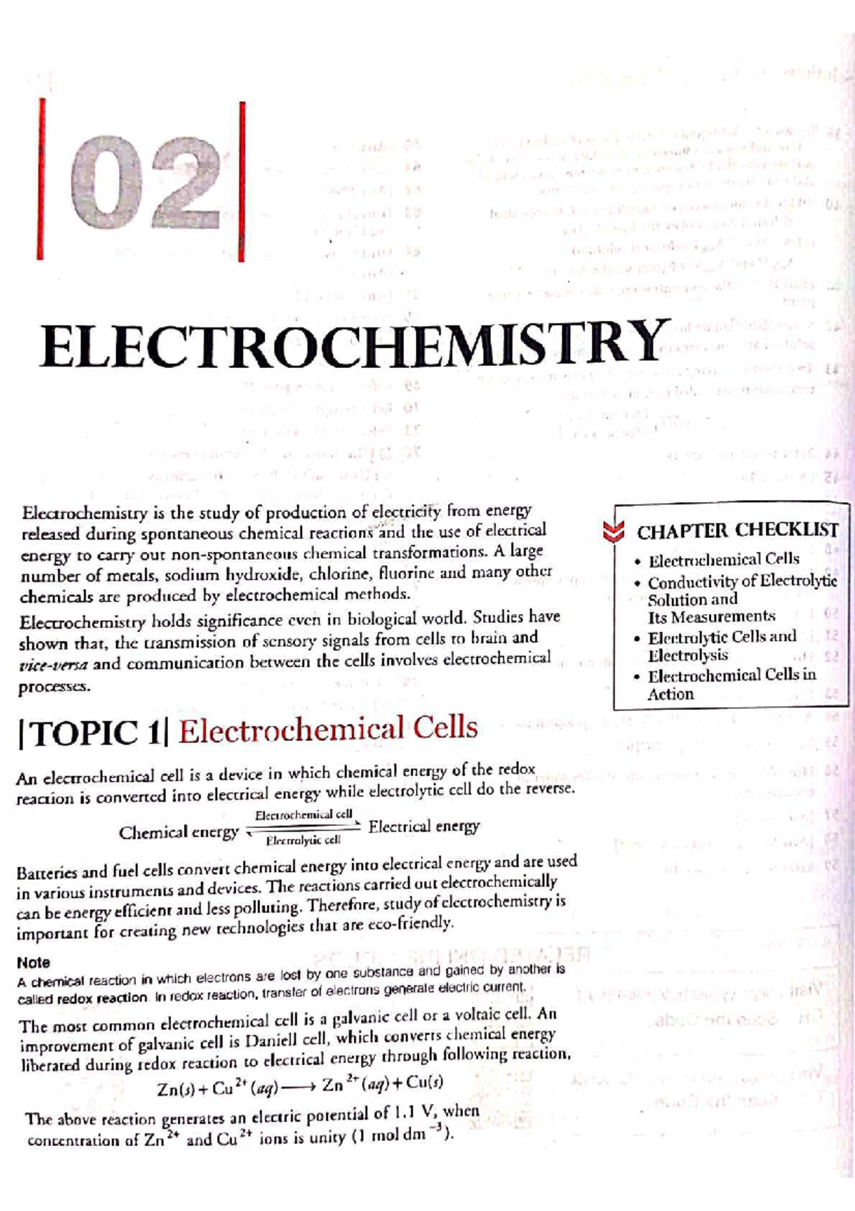 2. Electrochemistry - Chemistry - Studocu