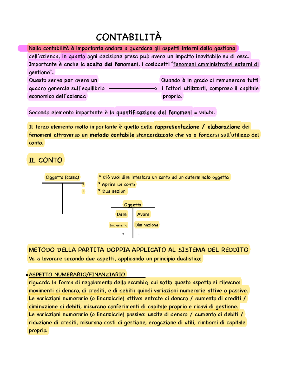 Contabilita - Inizio - CONTABILITÀ Nella Contabilità è Importante ...