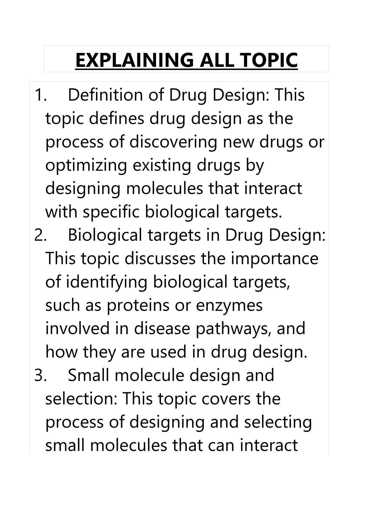 drug-design-5-full-notes-explaining-all-topic-definition-of-drug