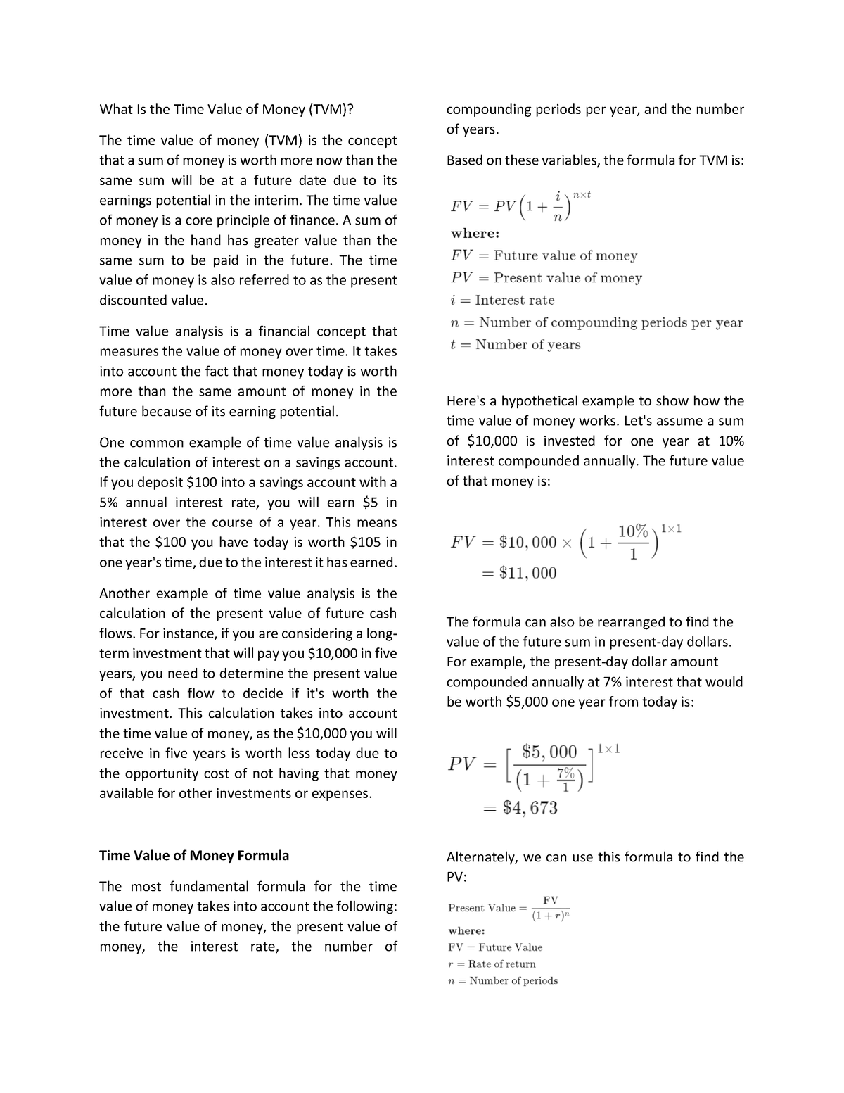 what-is-the-time-value-of-money-2-the-time-value-of-money-is-a-core