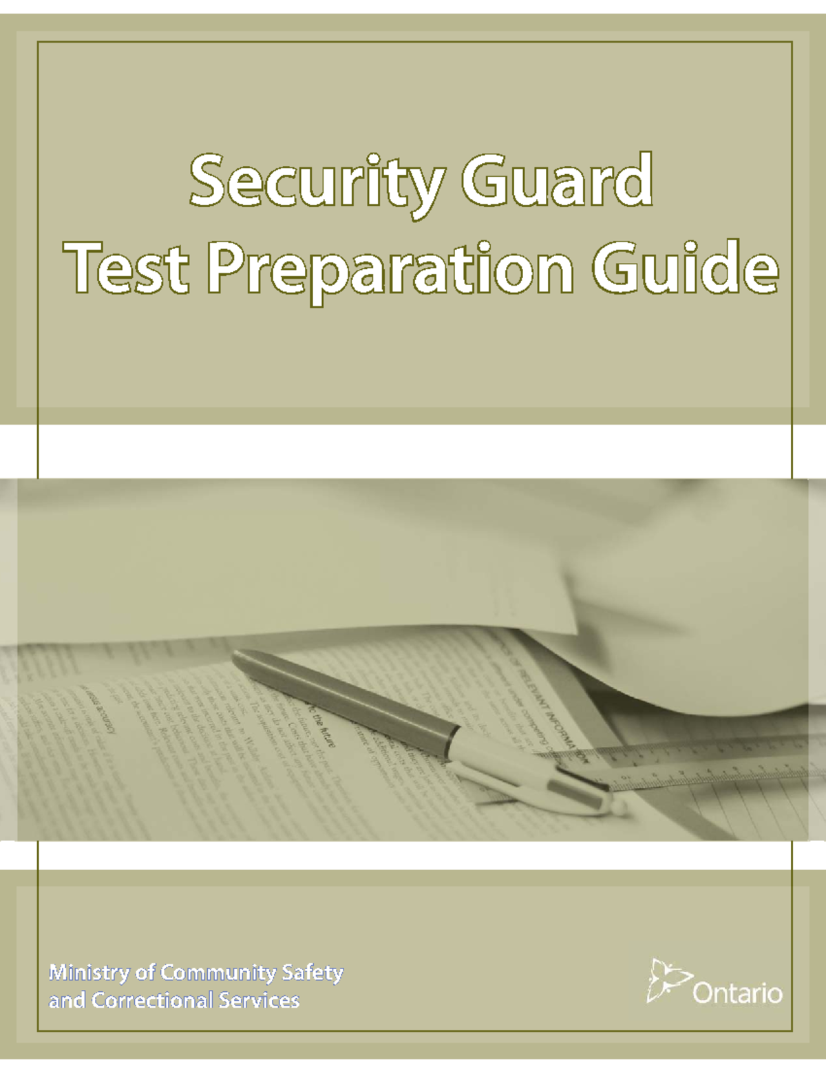 Security Guard Test Preparation Guide 1 SSecurity Guardecurity Guard