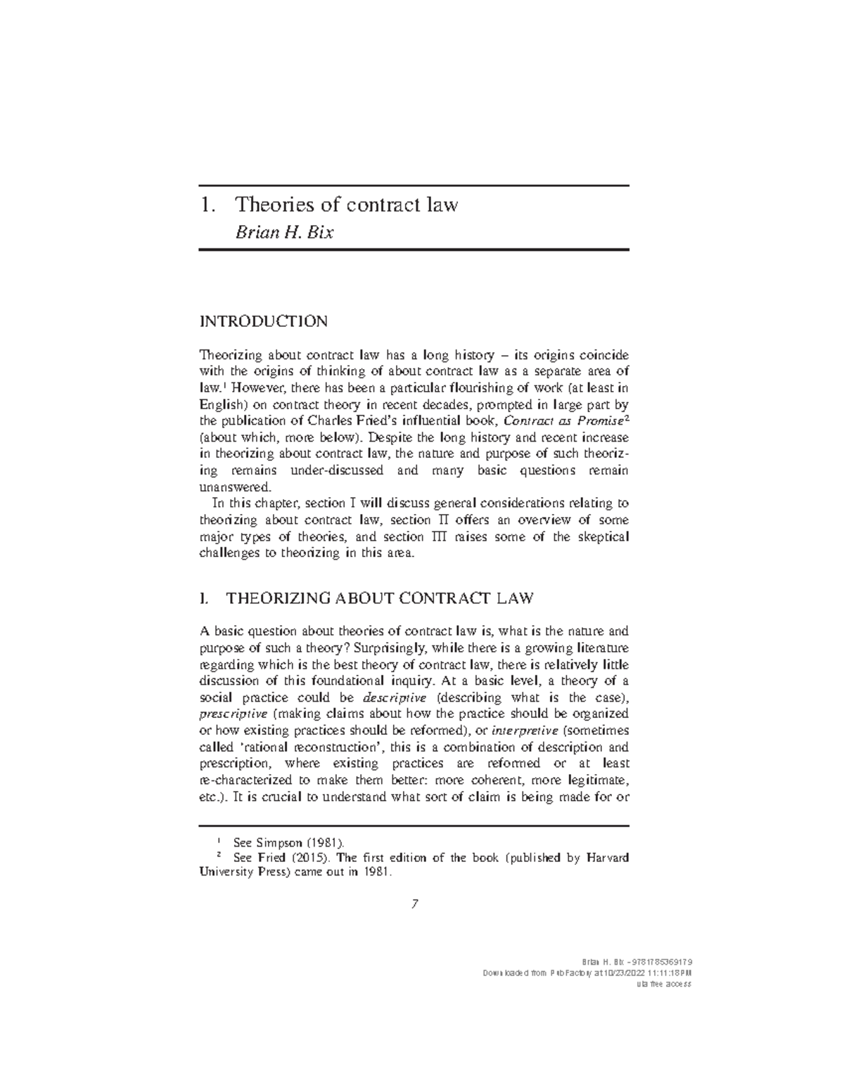 9781849804516 Comparative Contract Law Chapter 1 Theories Of Contract Law 1 Theories Of 9781849804516 Comparative Contract Law Chapter 1 Theories Of Contract Law 1 Theories Of