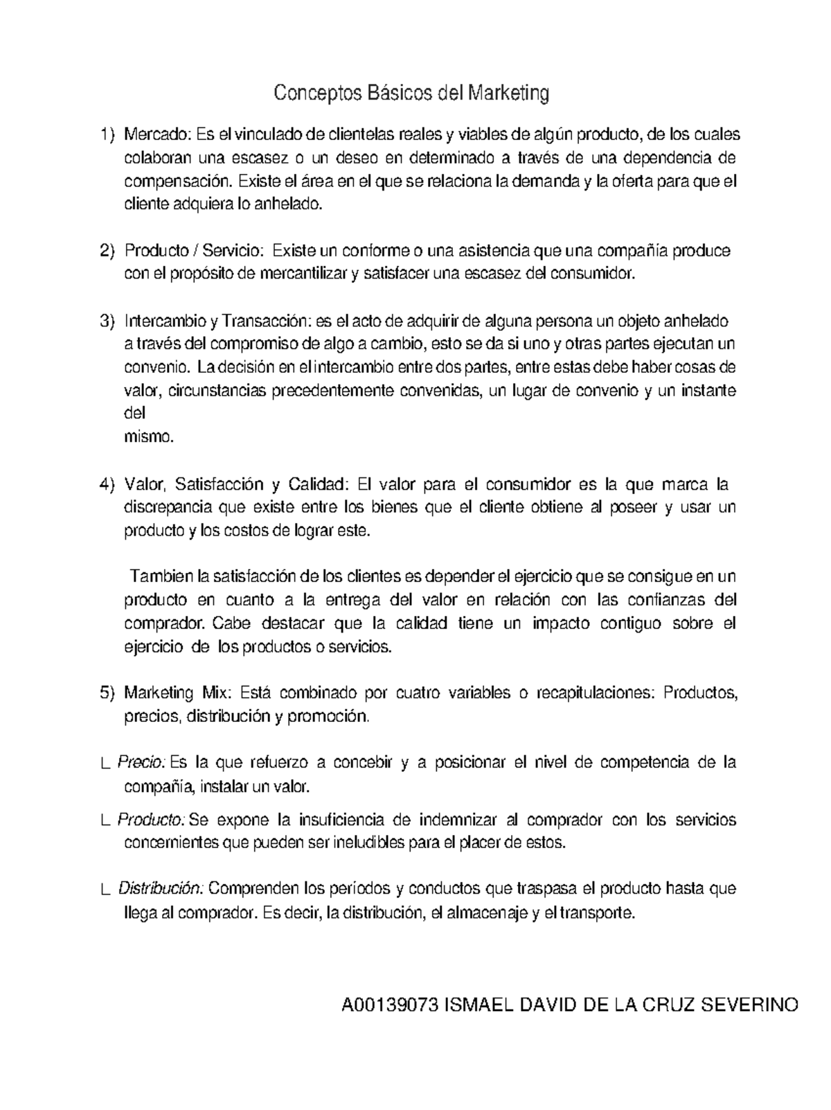 Unidad 1. Actividad 3 Conceptos B Sicos Del Marketing - Conceptos ...