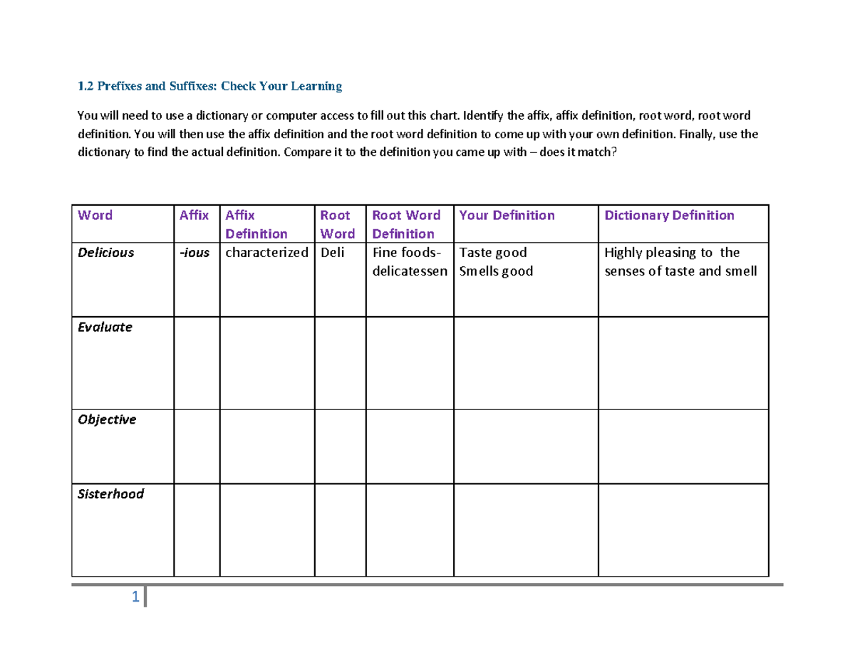 Worksheet 1 2 - a bit outdated but still relatively rlevant - 1 ...