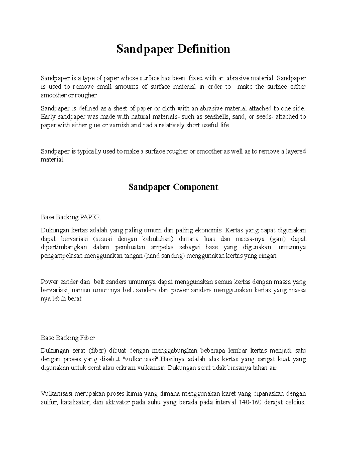 Sandpaper 1 cara pembuatan amplas Sandpaper Definition Sandpaper is