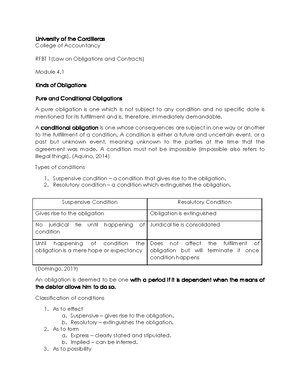 Extinguishment Of Obligations - Loss, Condonation, Confusion ...