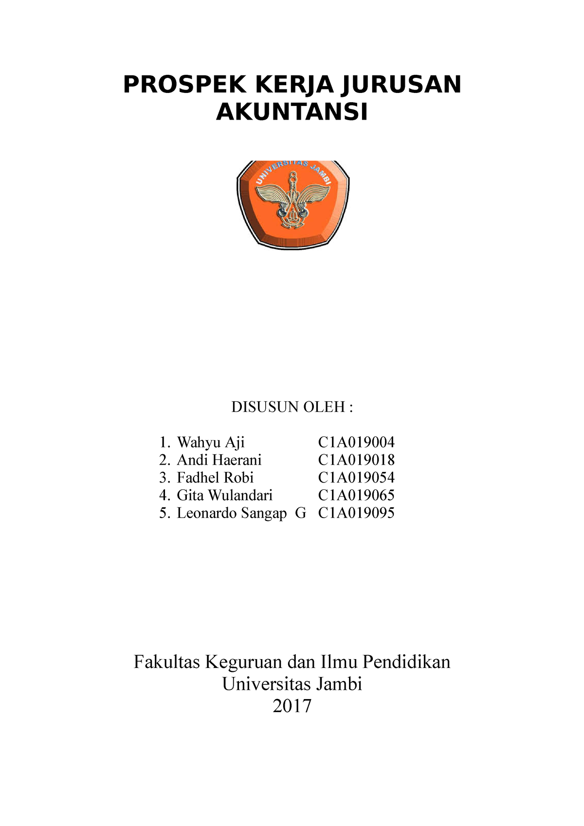 Prospek Kerja Jurusan Akuntansi - PROSPEK KERJA JURUSAN AKUNTANSI ...