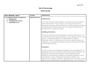 Nicotine nasal spray drug card week 12 - NSG 124 - Studocu