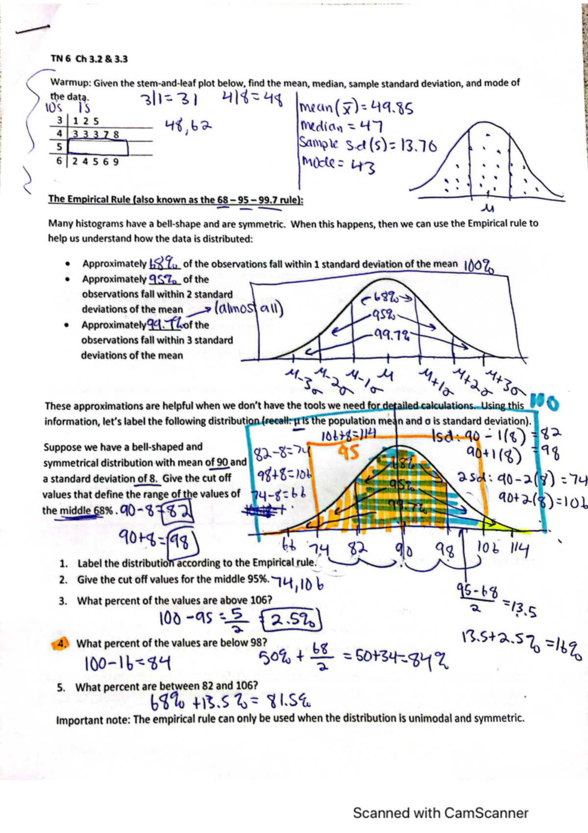 Unit 1 Chapter 3 - STAT 1401 - Studocu