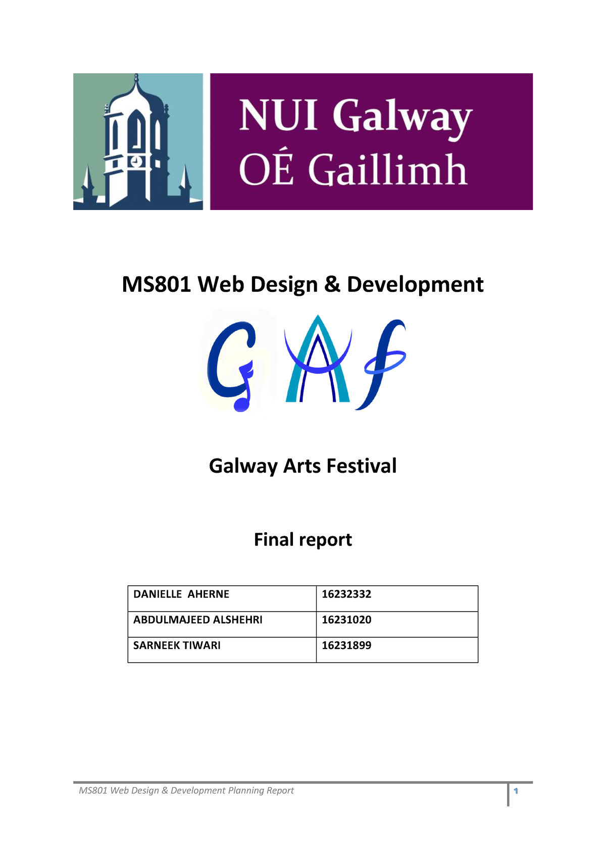 web-development-project-report-ms801-web-design-development-galway