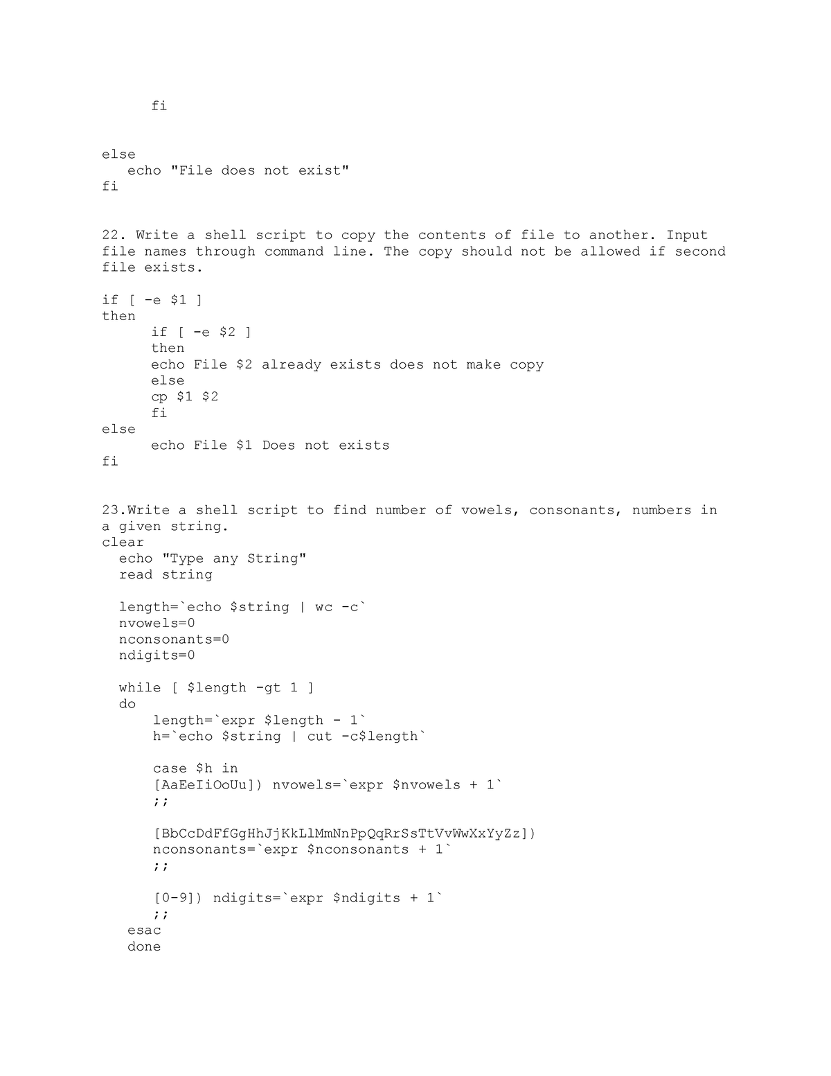 shell-pgms-sheet-4-fi-else-echo-file-does-not-exist-fi-write-a