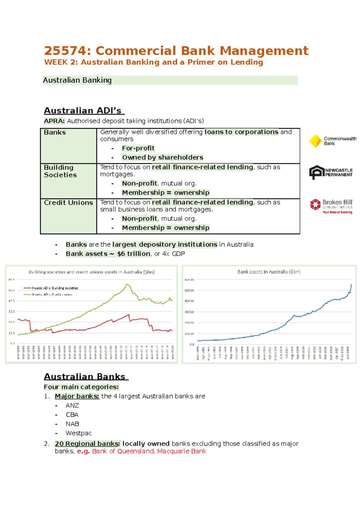 25574 - Commercial Bank Managment Notes - 25574: Commercial Bank ...